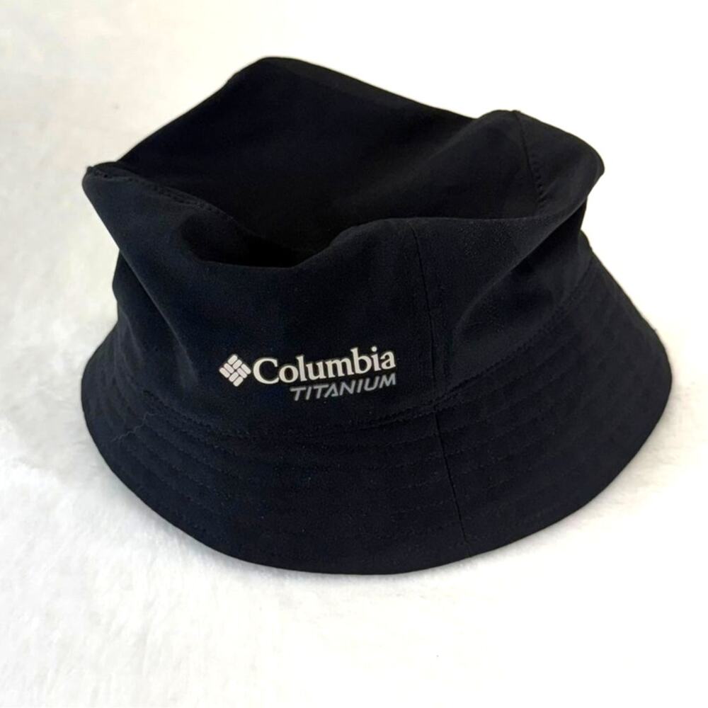 Columbia Titanium Women's L/XL Bucket Hat‎ Omni-Shield Black
